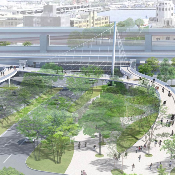 税関前歩道橋 設計競技（コンペ）最優秀作品の決定